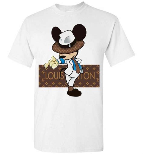 red and white louis vuitton shirt|t shirt Louis Vuitton mickey.